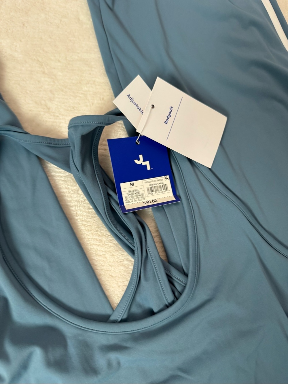 JoyLab Light Blue Sleeveless Jumpsuit - Picture 3 of 4